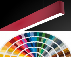 Профильный светодиодный светильник ССП подвесной двухсторонний Elektrostandard 35W 2500Lm 128см 6500К Цвет на выбор по Ral