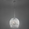 Подвесной светильник Eurosvet 10091/3 хром/прозрачный хрусталь Strotskis Oliver