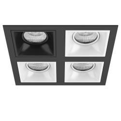Комплект из светильников и рамки DOMINO  Lightstar D54707060606