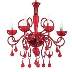 Люстра Ideal Lux LILLY SP5 ROSSO