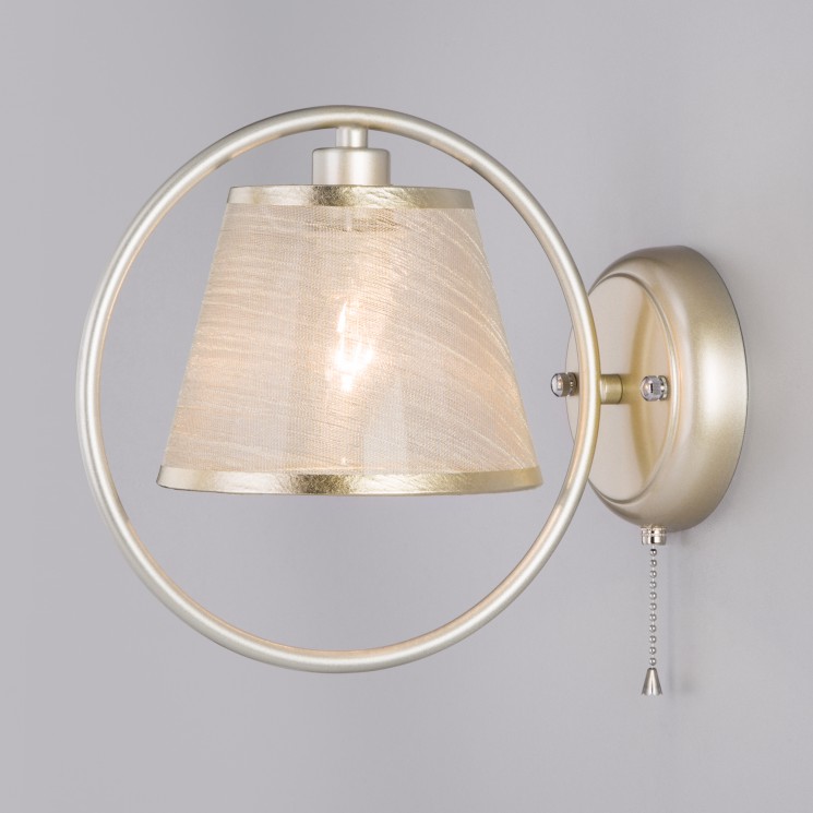 Настенный светильник  Eurosvet Volante 60093/1 перламутровое золото