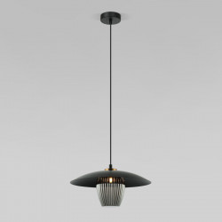 Подвесной светильник Eurosvet 50259/1 черный/дымчатый Kamari