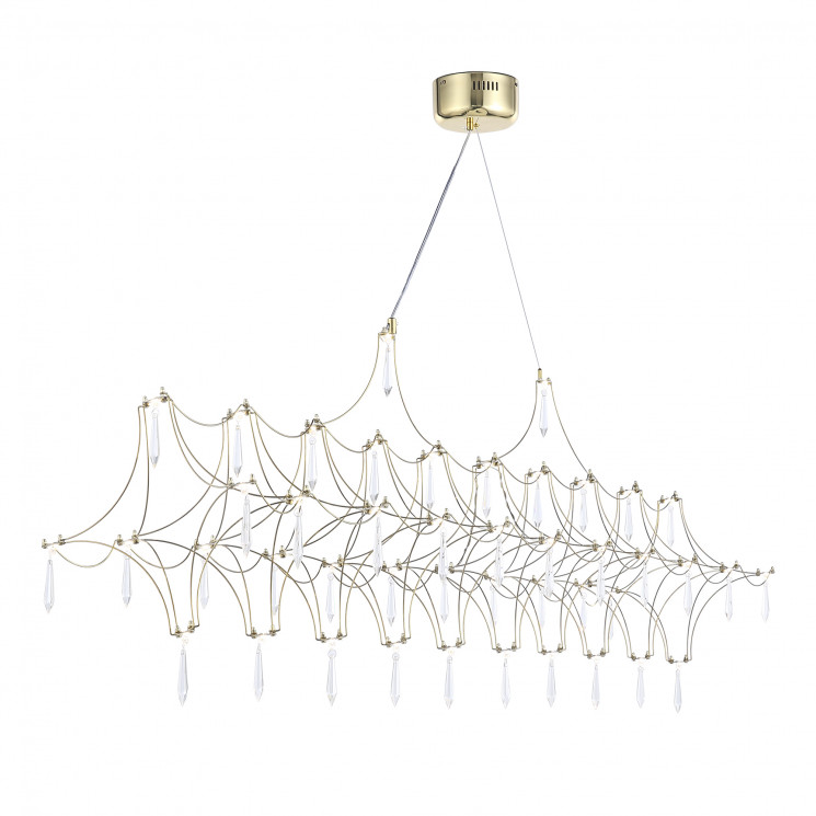 Светильник подвесной ST Luce Золотистый/Прозрачный LED 1*23W 4000K         SL6603.203.23