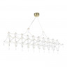 Светильник подвесной ST Luce Золотистый/Прозрачный LED 1*23W 4000K         SL6603.203.23