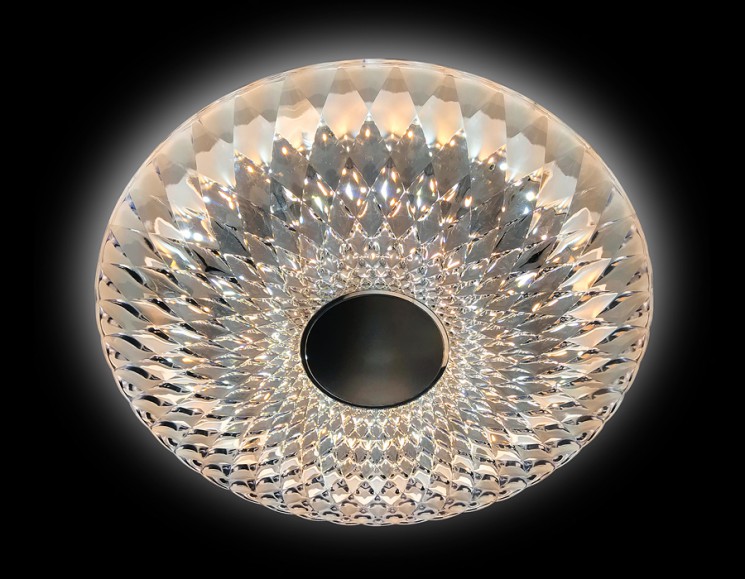 Управляемый светильник Ambrella light FS1230 CL 48W D480 ORBITAL CRYSTAL SAND