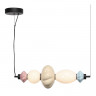 Светильник подвесной ST Luce черный/синий, желтый, розовый, опаловый LED 1*18W 3000K      SL6134.423.01