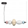 Светильник подвесной ST Luce черный/синий, желтый, розовый, опаловый LED 1*18W 3000K      SL6134.423.01