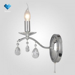 Бра Eurosvet 10059/1 хром/прозрачный хрусталь Strotskis