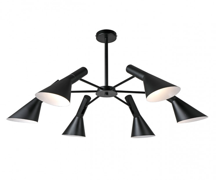 Kink Light 07033-6,19 Люстра Сеул черный d110 h58 E27 6*40W