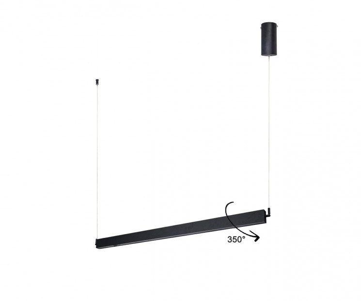 Kink Light 08208-125,19 Подвес Талия черный w125*3,5 h300 Led 50W (4000K)