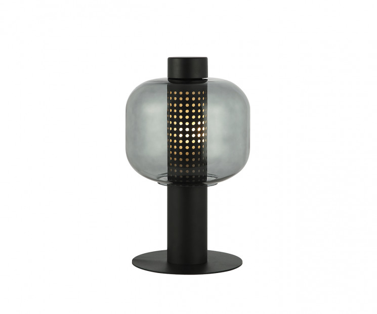 Kink Light 07710-T,19(16) Настольная лампа Гефо черный/серый d26 h41 E27 1*40W