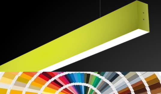 Профильный светодиодный светильник ССП подвесной односторонний Elektrostandard 21W 1500Lm 128см 3000К Цвет на выбор по Ral