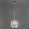 Подвесной светильник Eurosvet 10091/1 хром/прозрачный хрусталь Strotskis Oliver