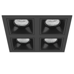 Комплект из светильников и рамки DOMINO  Lightstar D54707070707