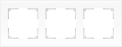 Рамка на 3 поста белый матовый Werkel W0031105 (WL01-Frame-03 Favorit)