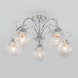 Потолочный светильник  Eurosvet Benita 30142/5 хром