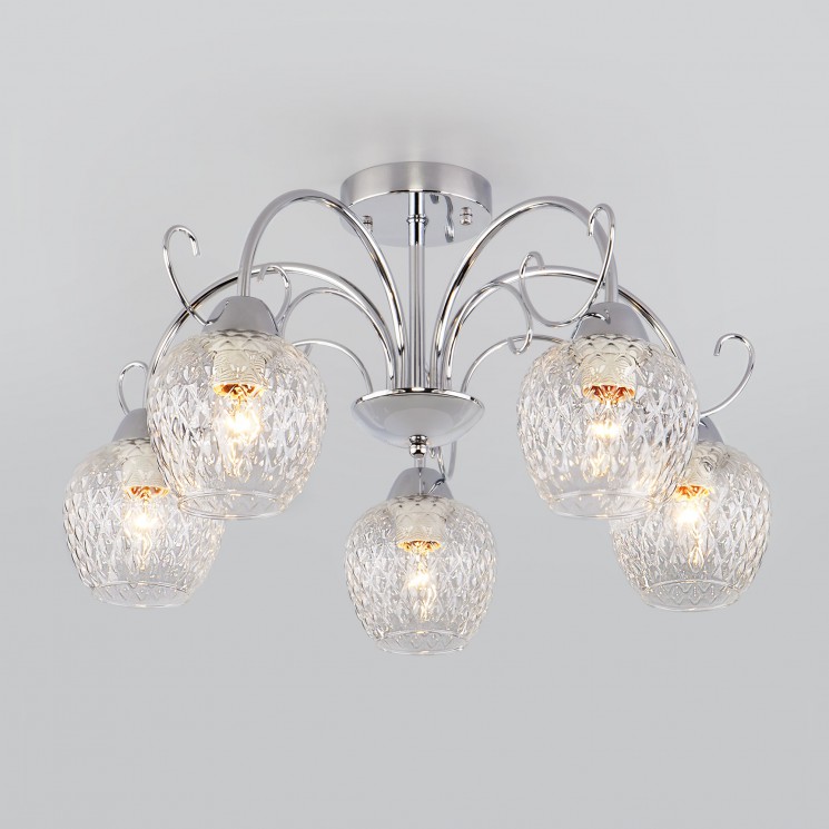 Потолочный светильник  Eurosvet Benita 30142/5 хром