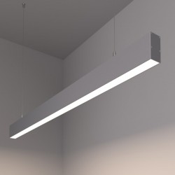 Светильник профильный подвесной/накладной RVE-PLS3567-1490-P 149 см 38 Вт 3000/4000/5000К серый