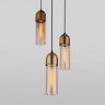 Подвесной светильник Eurosvet 50180/3 янтарный Airon