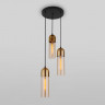Подвесной светильник Eurosvet 50180/3 янтарный Airon