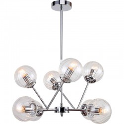 Люстра потолочная на штанге Stilfort 2001/09/08P Viviene 8*E14*40W