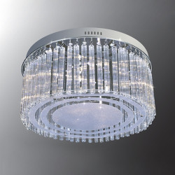 Люстра Максисвет Диамант 5000/8 LED Y с пультом(Ск)