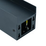 Розетка уличная Feron 52184 TM200, 220-230V, 16A, IP44, 70*70*300мм, черный