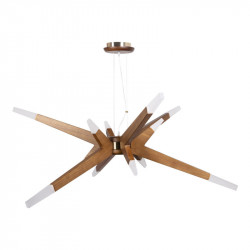 Подвесная люстра LOFT IT 10160 Dark wood Glowworm