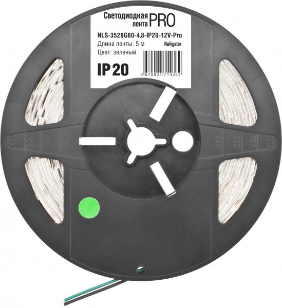 СД Лента Navigator 71 433 NLS-3528W60-4.8-IP20-12V-Pro R5