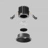 Встраиваемый светильник Maytoni Technical  DL058-7W3K-B ROUND