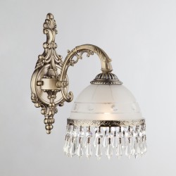 Светильник настенный Eurosvet Lourence 22823/1 античная бронза