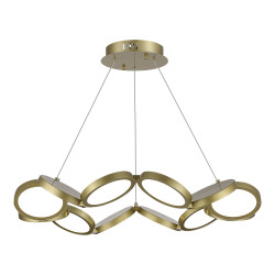 Светильник подвесной ST Luce Матово Золотистый/Белый LED 1*60W 4000K        SL6508.203.01