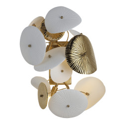 Светильник настенный ST Luce Латунь/Белый G9 3*5W 4000K         SL1518.301.03