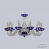 Хрустальная люстра 1308/10/240 G Cl/Clear-Blue/H-1H Bohemia Ivele Crystal