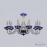 Хрустальная люстра 1308/10/240 G Cl/Clear-Blue/H-1H Bohemia Ivele Crystal