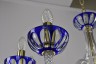Хрустальная люстра 1308/10/240 G Cl/Clear-Blue/H-1H Bohemia Ivele Crystal
