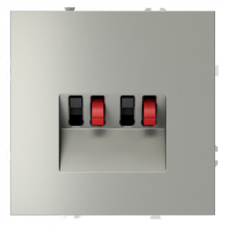 Розетка акустическая VOLTUM VLS060305 сталь