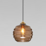 Подвесной светильник Eurosvet 50239/1 коньячный Ice