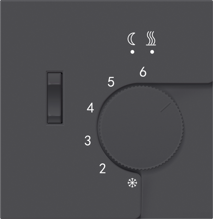 Накладка для регулятора температуры пола Donel DTEF231, черный, серия R98 DA14928