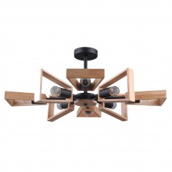 Потолочная люстра Eurosvet 70056/8 черный Klark