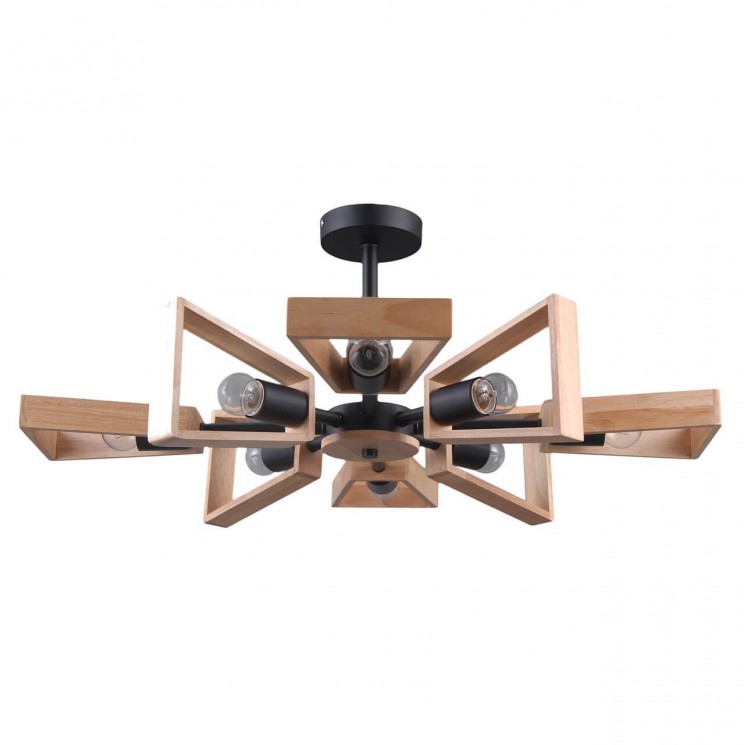 Потолочная люстра Eurosvet 70056/8 черный Klark