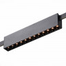 Магнитный трековый светильник FARM Черный LED 1*12W 3000K 609Lm Ra90 40 IP20 L232xW24xH48,5 24V FARM    ST816.406.12