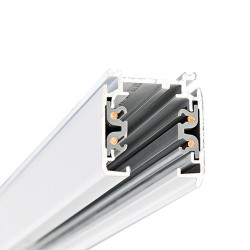 Трехфазный шинопровод 1метр (две заглушки в комплекте) MEGALIGHT WSO 19B-1 white