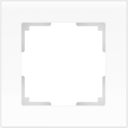 Рамка на 1 пост белый матовый Werkel W0011105 (WL01-Frame-01 Favorit)