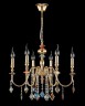 Люстра Crystal Lux MERCEDES SP6 GOLD/COLOR