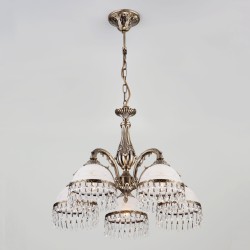 Подвесной светильник  Eurosvet Lourence 22823/5 античная бронза