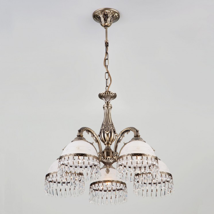 Подвесной светильник  Eurosvet Lourence 22823/5 античная бронза