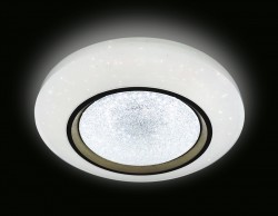 Управляемый светильник Ambrella light FS1233 WH/SD 48W D390 ORBITAL CRYSTAL SAND