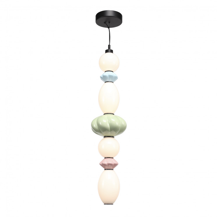 Светильник подвесной ST Luce черный/зеленый, розовый, синий, опаловый LED 1*32W 3000K      SL6134.453.01
