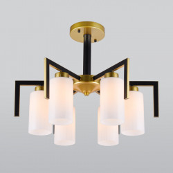 Люстра на штанге Eurosvet 70126/6 черный PALIO